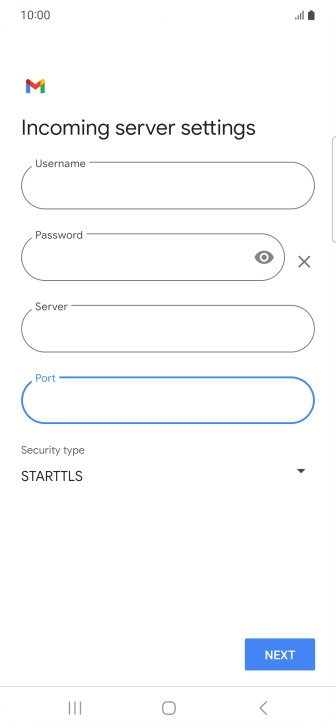 Press the drop down list below Press the drop down list below