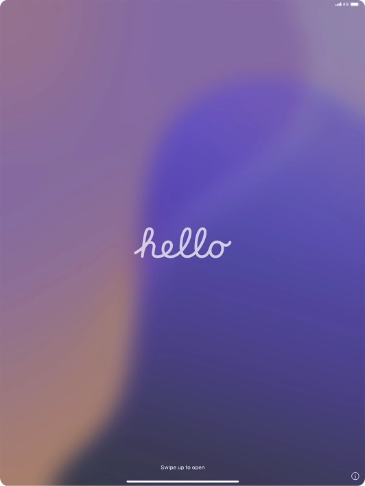 Slide your finger upwards starting from the bottom of the screen. Slide your finger upwards starting from the bottom of the screen.