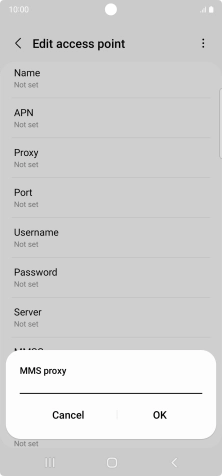 Key in 212.183.137.012 and press OK.