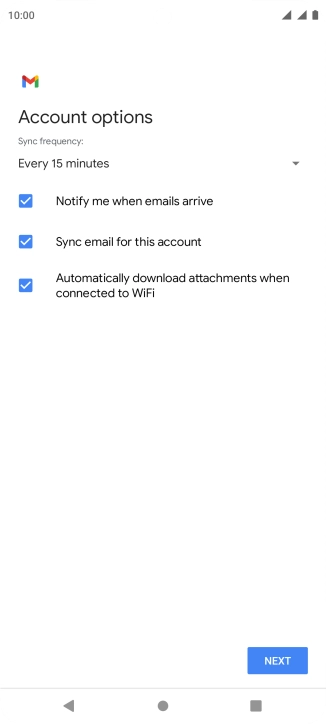 Press the drop down list below 