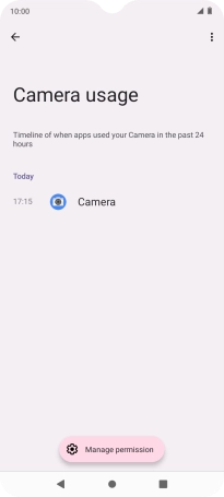 The total app activity for the selected phone function is displayed. The total app activity for the selected phone function is displayed.