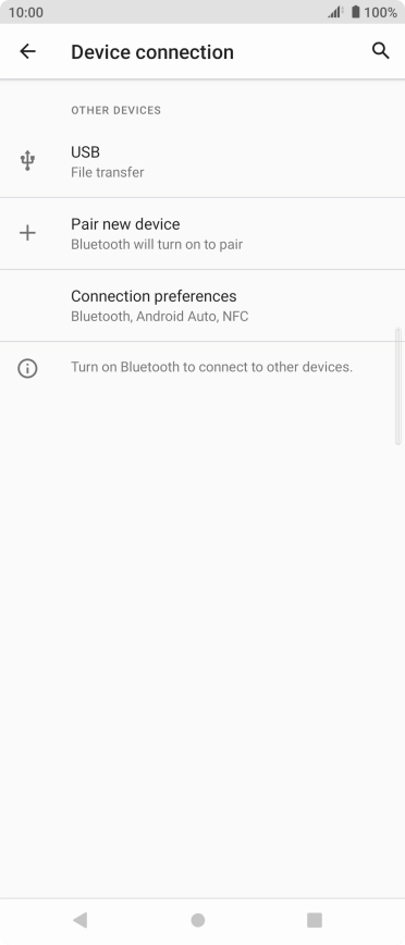 Press Connection preferences.