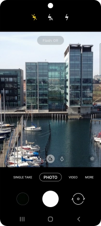 Press the required setting. Press the required setting.