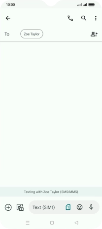 Press the SIM icon. Press the SIM icon.