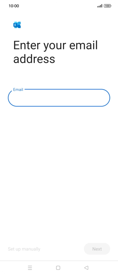 Press the field below 