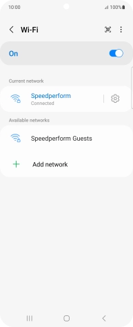 Press the Home key to return to the home screen.