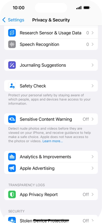 Press Sensitive Content Warning.