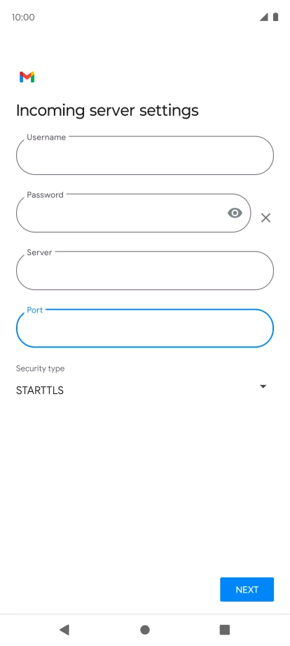 Press the drop down list below 