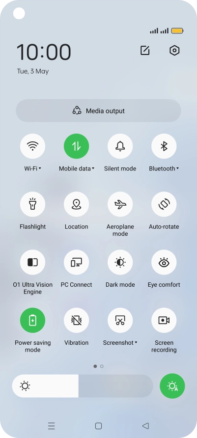 Press the Home key to return to the home screen.