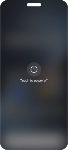 Press Touch to power off.