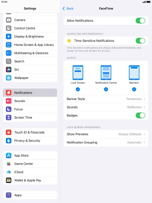 Press the indicator next to Press the indicator next to