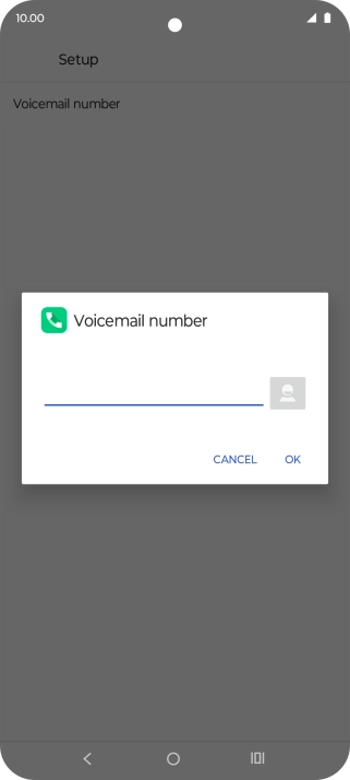 Key in +447836121121 and press OK.