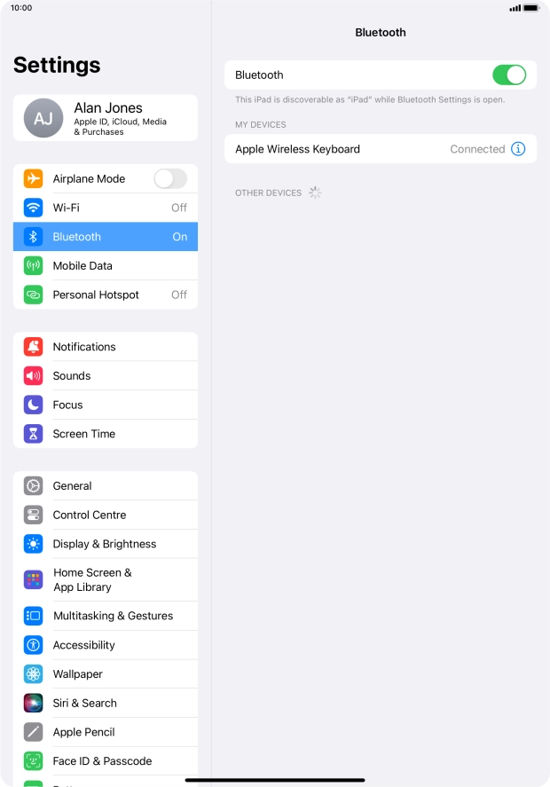 Slide your finger upwards starting from the bottom of the screen to return to the home screen.