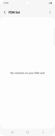 Press the menu icon.