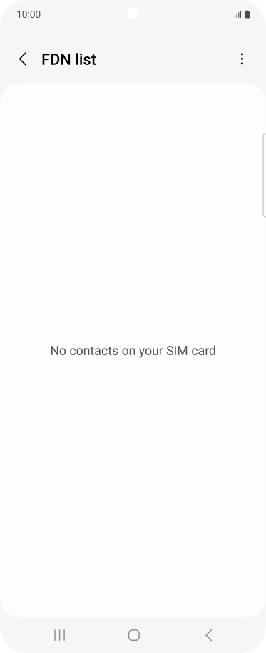 Press the menu icon.