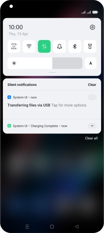Press Tap for more options.