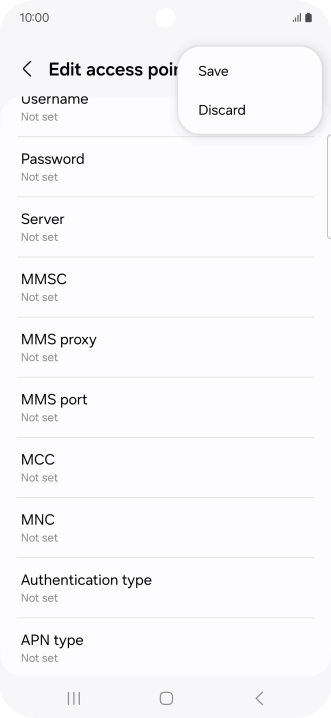 Press Save. Press Save.