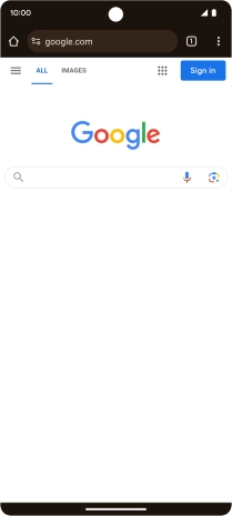 Press the menu icon. Press the menu icon.