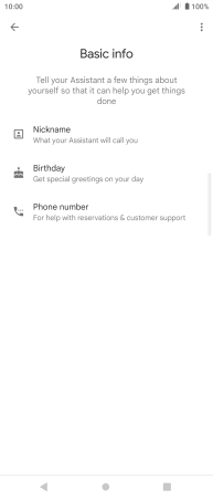 Press the Home key to return to the home screen.
