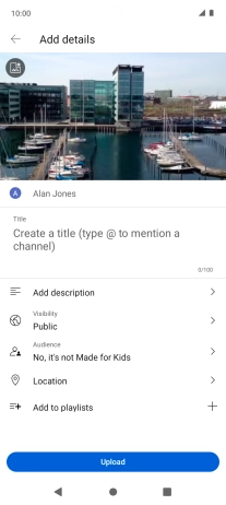 Press the field below 