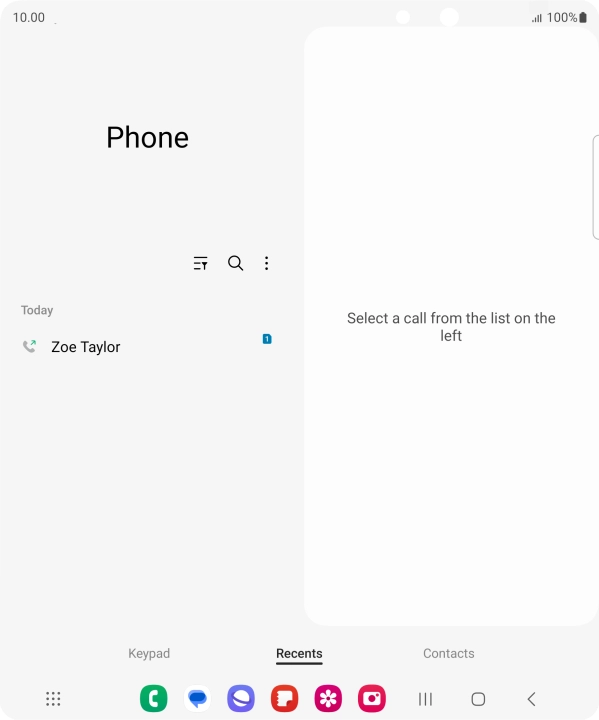 Press the required number.