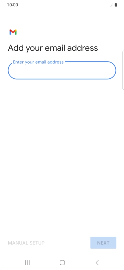 Press the field below 