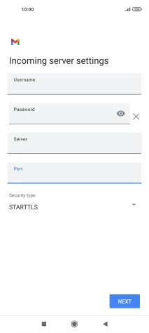 Press the drop down list below 