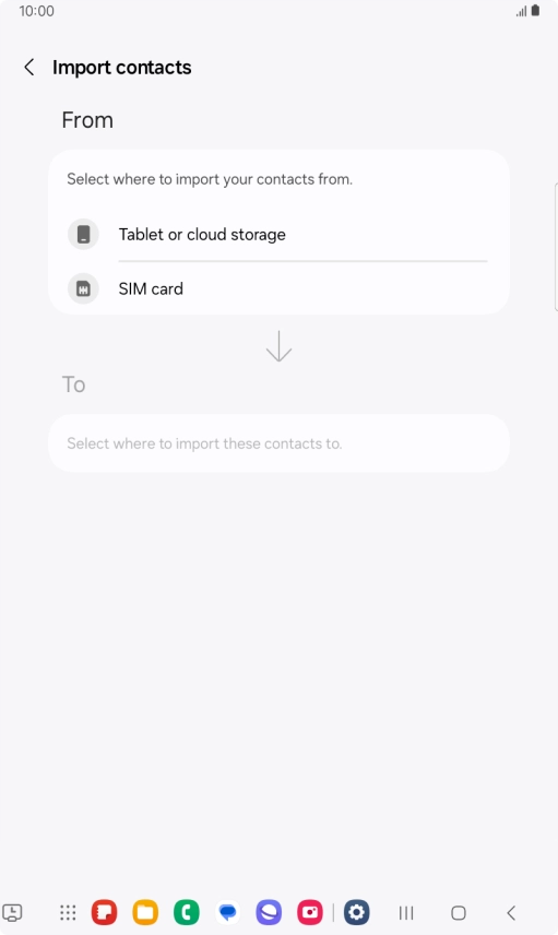 Press the name of the SIM.