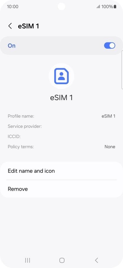 Press the indicator to turn use of the price plan on or off. Press the indicator to turn use of the price plan on or off.
