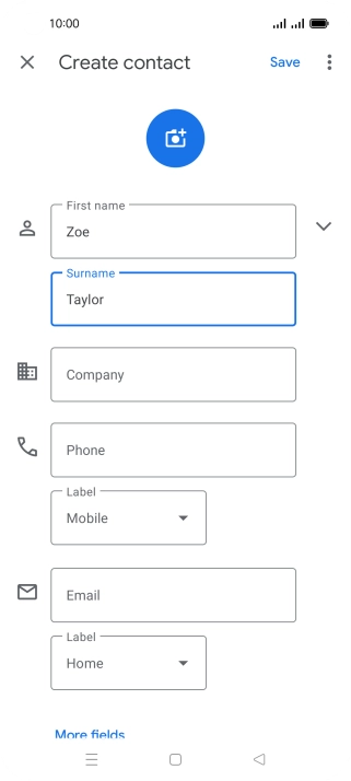 Press Phone and key in the required phone number. Press Phone and key in the required phone number.