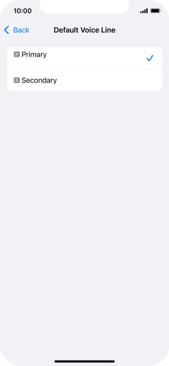 Press the required price plan.