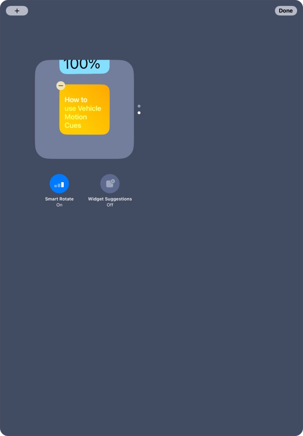 Press Smart Rotate to turn the function on or off.