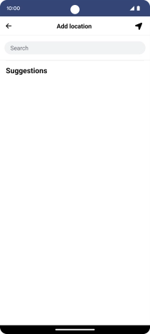Press the search field and key in the required search word.