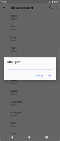 Key in 8799 and press OK.