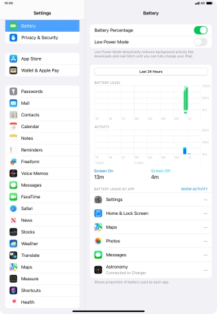 Press the indicator next to Press the indicator next to