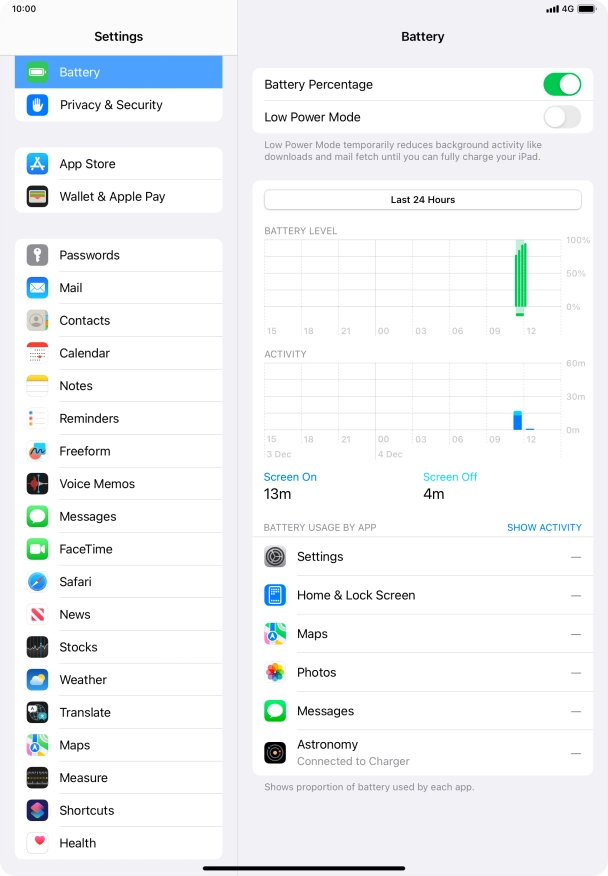 Press the indicator next to Press the indicator next to
