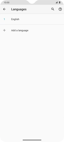 Press Add a language.