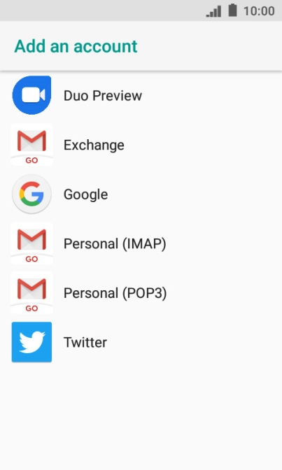 Press Personal (POP3).