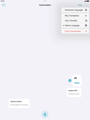 Press Clear Conversation. Press Clear Conversation.