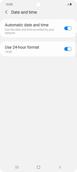 Press the Home key to return to the home screen. Press the Home key to return to the home screen.