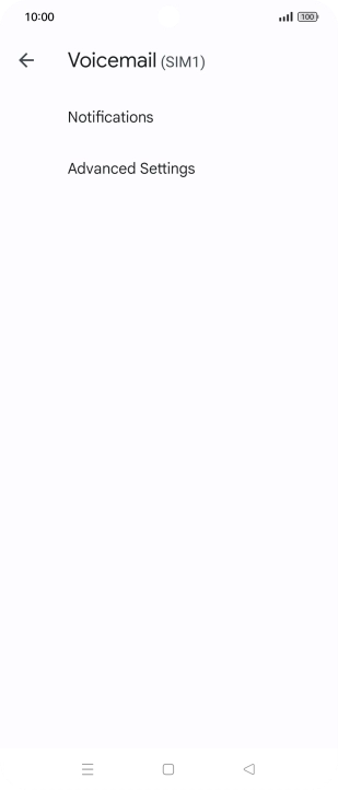 Press Advanced Settings.