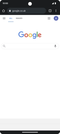 Press the address bar.