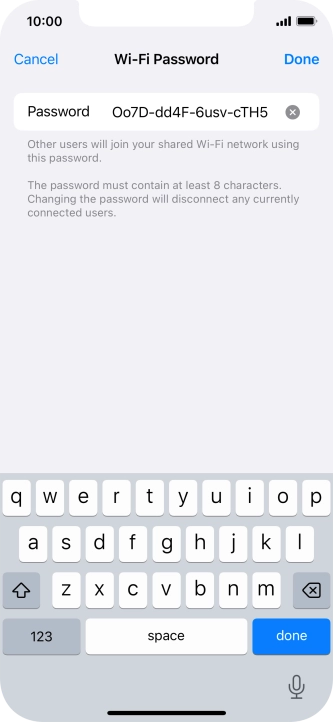 Press Done. Press Done.