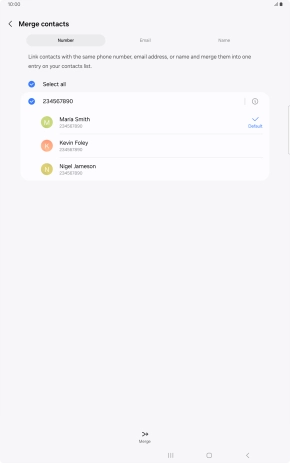 Press Merge. Press Merge.