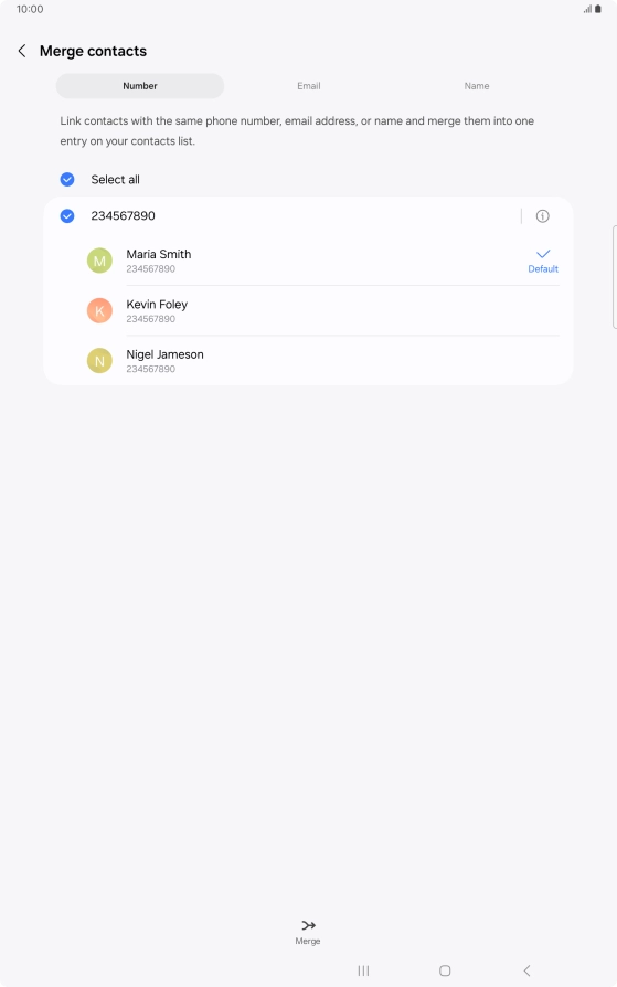 Press Merge. Press Merge.