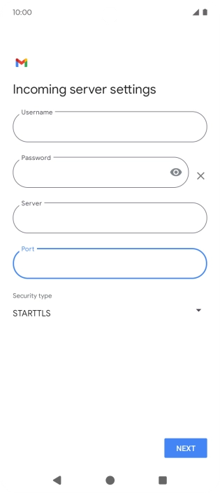 Press the drop down list below 