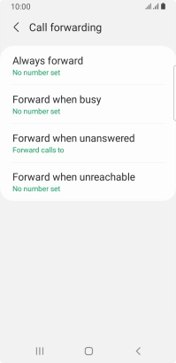 Press the Home key to return to the home screen.