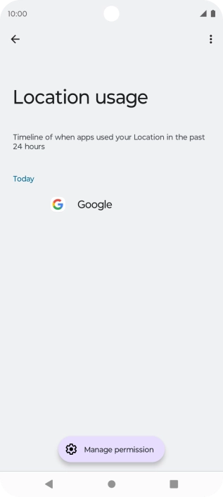 The total app activity for the selected phone function is displayed. The total app activity for the selected phone function is displayed.