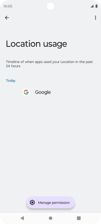 The total app activity for the selected phone function is displayed. The total app activity for the selected phone function is displayed.