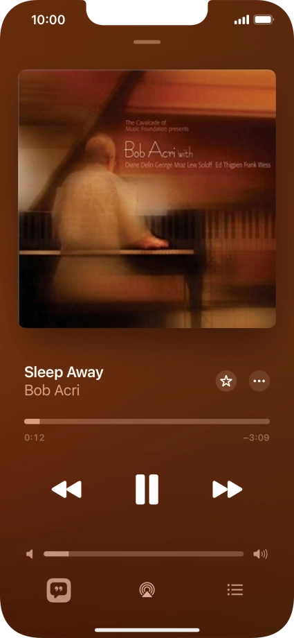 Press arrow right to go to the next audio file.